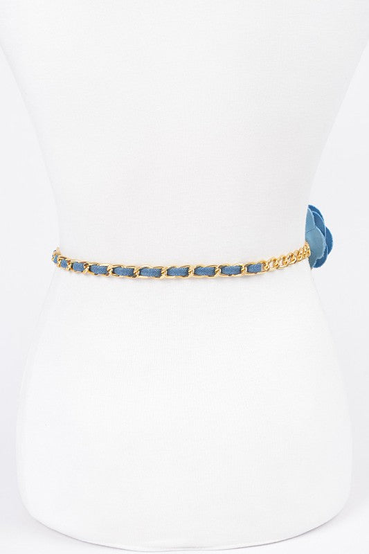 Flower Metal Belt