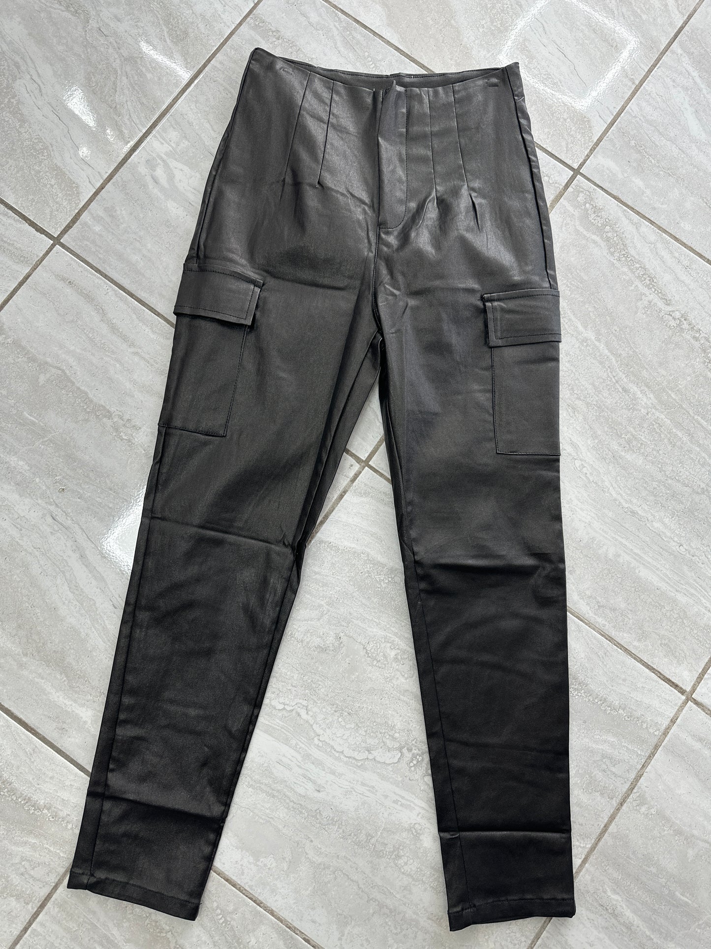 Metalic Cargo Pants ant