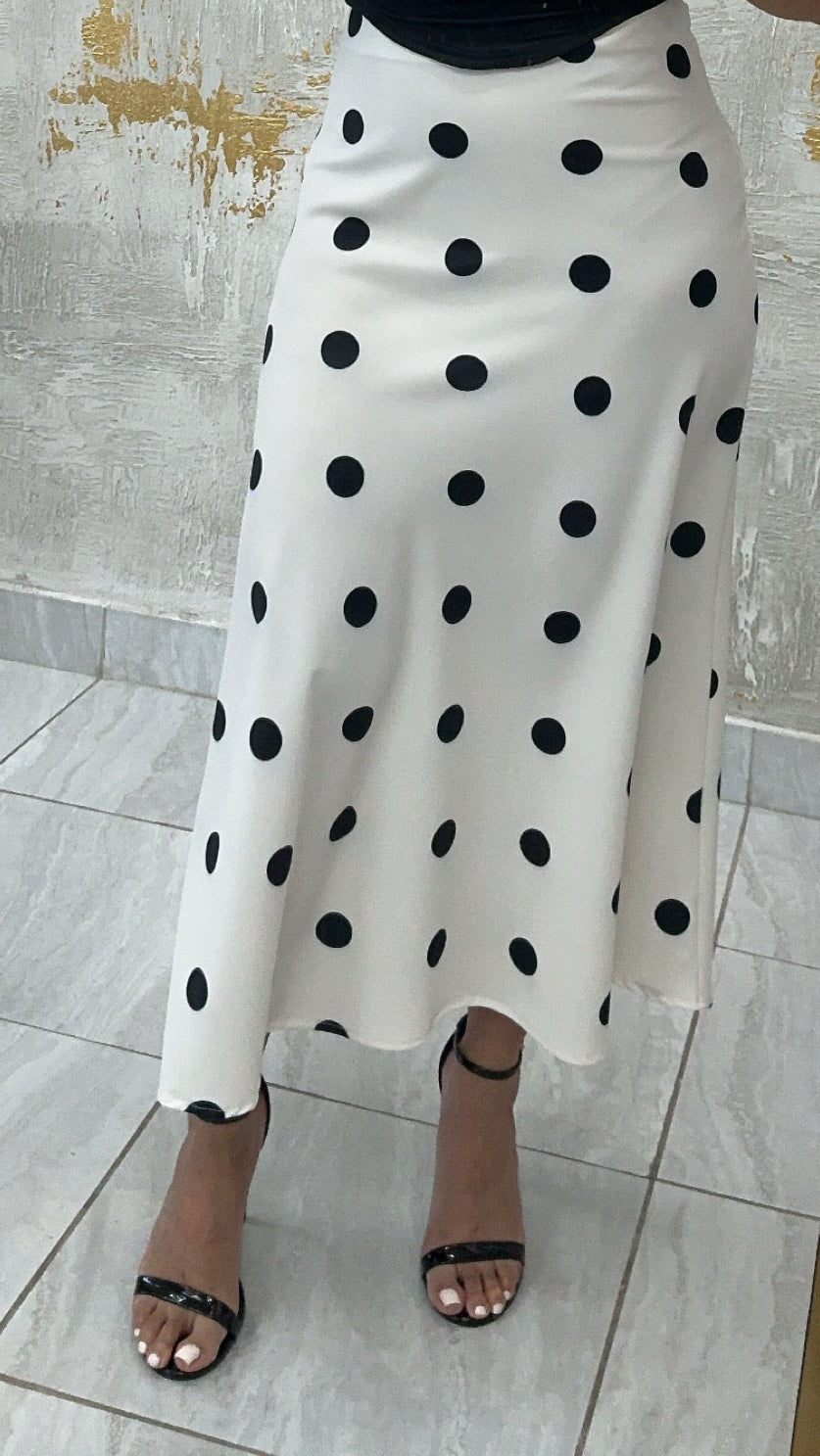 Audrey Polka Skir