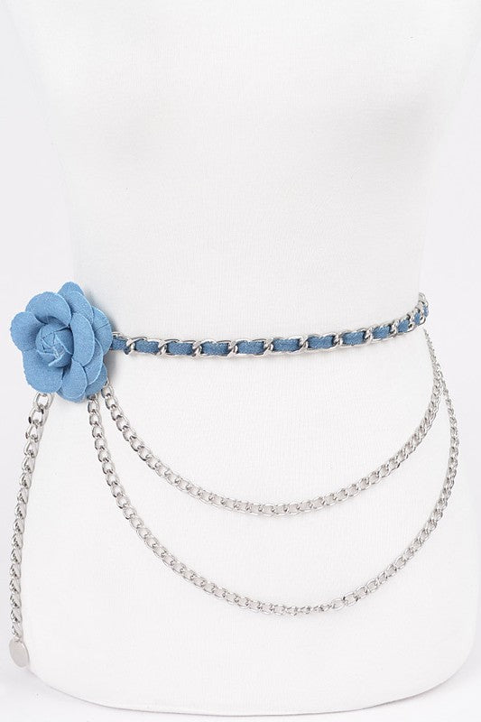 Flower Metal Belt