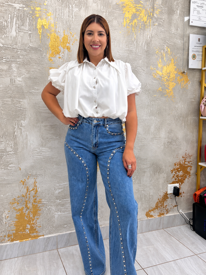 Bubble bright Blouse