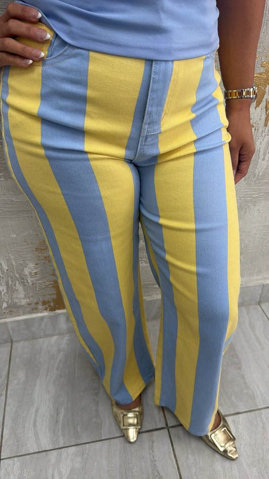 Malena Stripe Denim