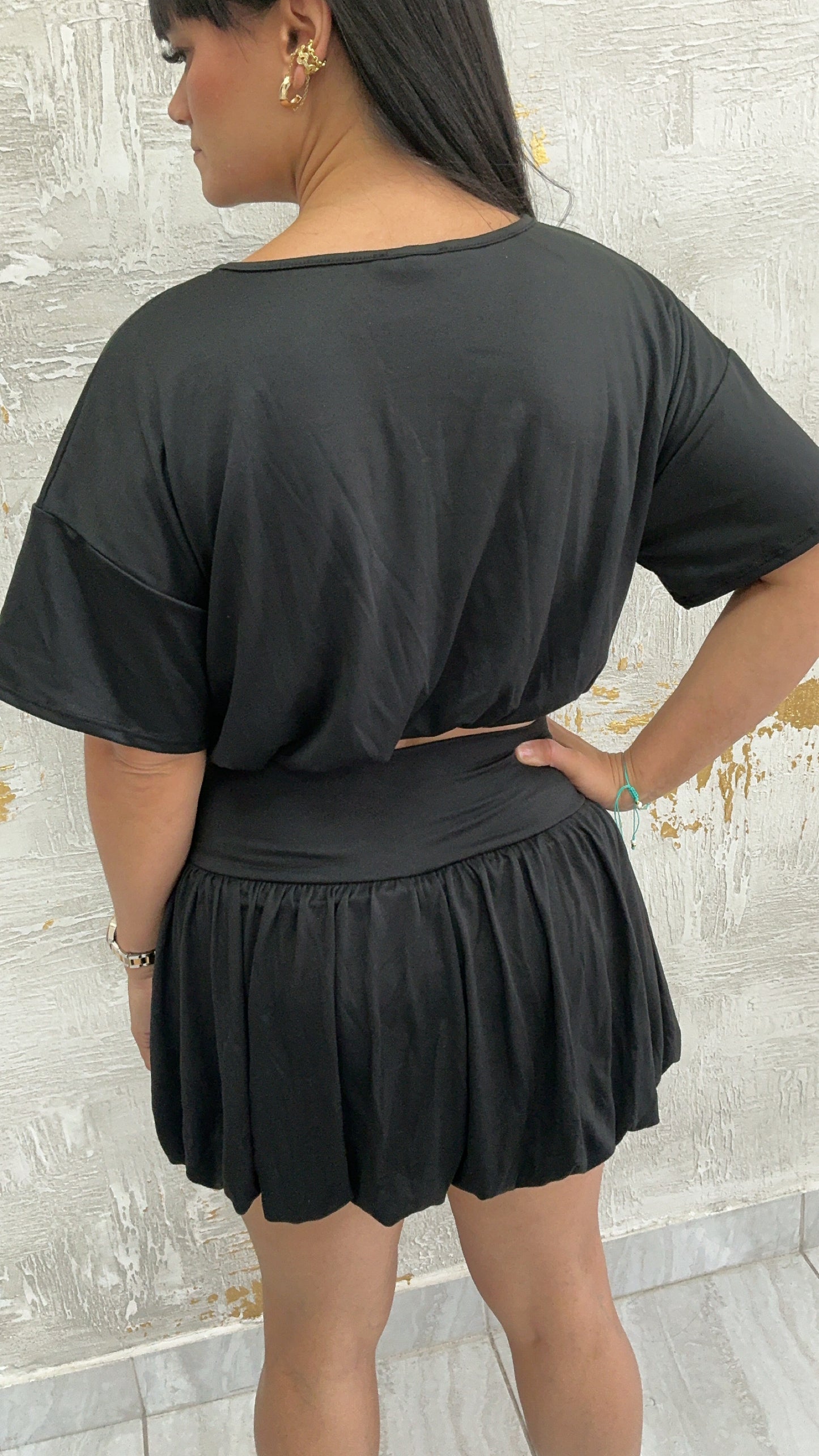 Samira Black Bubble Set