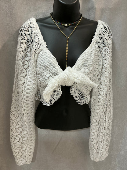 Belinda top blanco